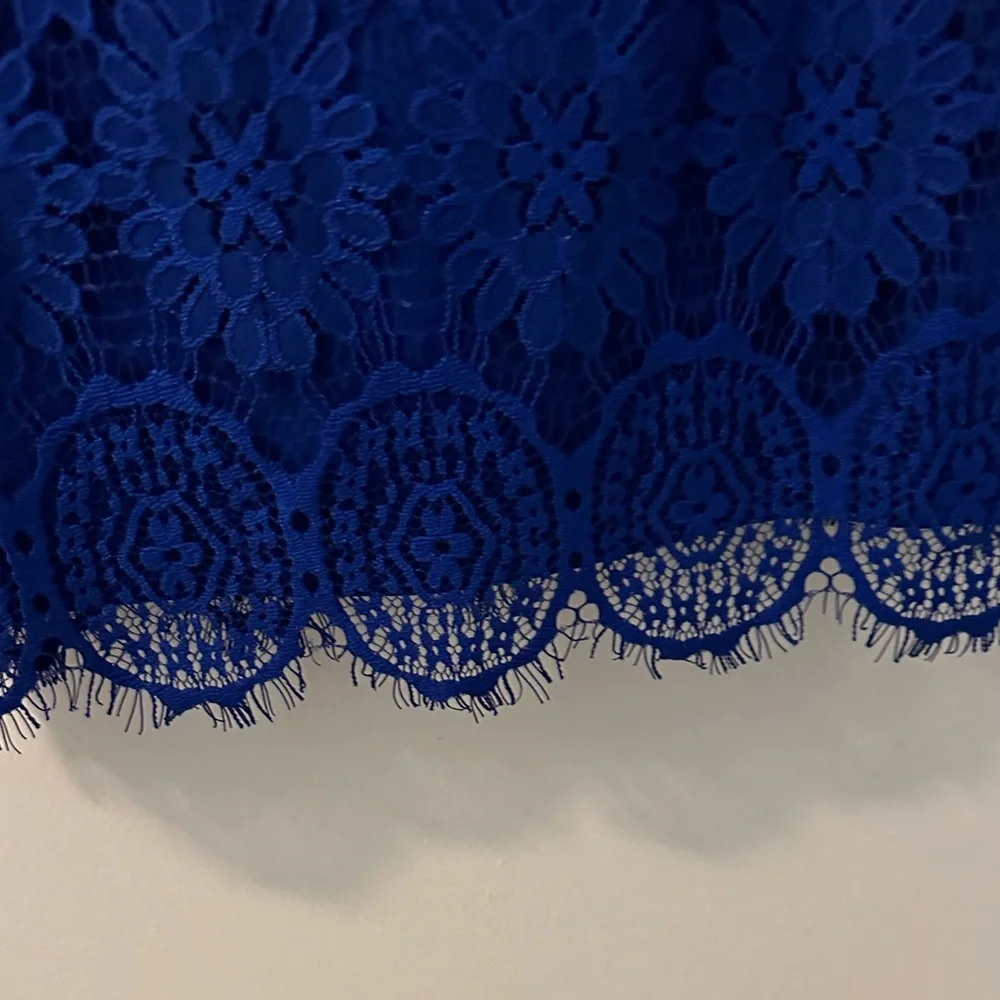Jessica Howard Royal blue lace shift dress - Picture 4 of 6